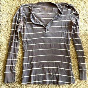 Belle de Jour long sleeved henley